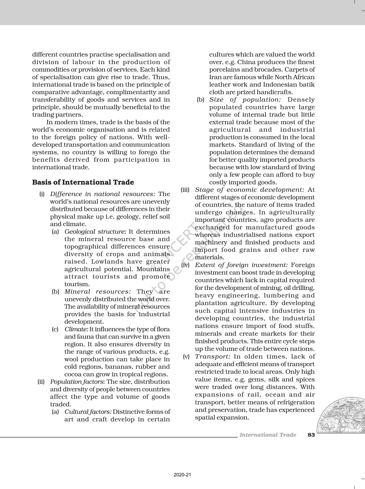 ncert-chapter-11-international-trade-class